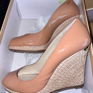MICHAEL Michael Kors Peach Wedge Shoes